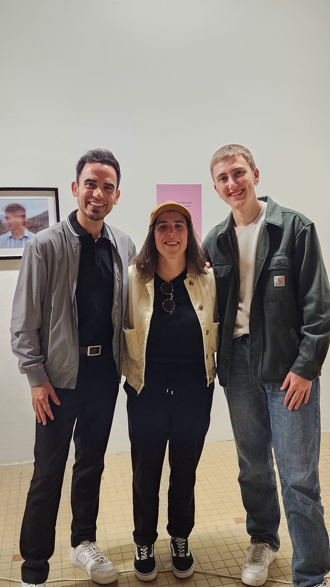 Joseba Olagarai, Lucie Aguer Bagaia eta Martxel Larraza